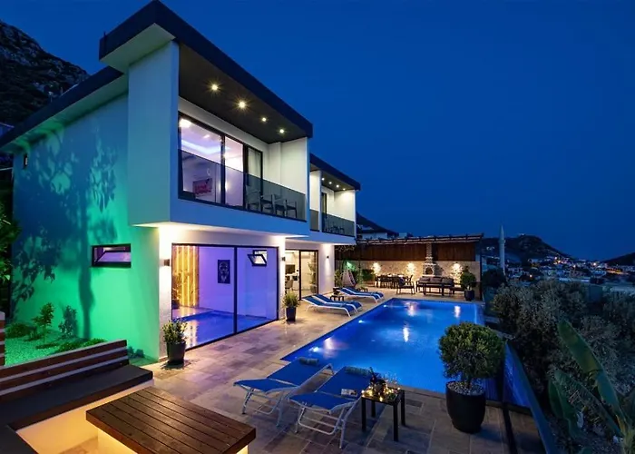 Upperhouse Kalkan - Private Sea View - Heated Indoor Pool - Kalkan * カシュ