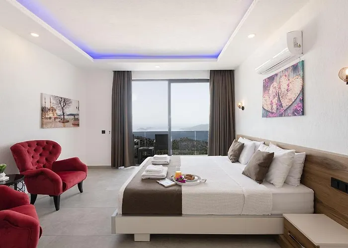 Upperhouse Kalkan - Private Sea View - Heated Indoor Pool - Kalkan