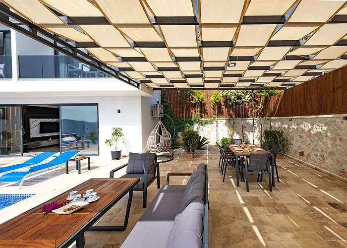 ヴィラ Upperhouse Kalkan - Private Sea View - Heated Indoor Pool - Kalkan