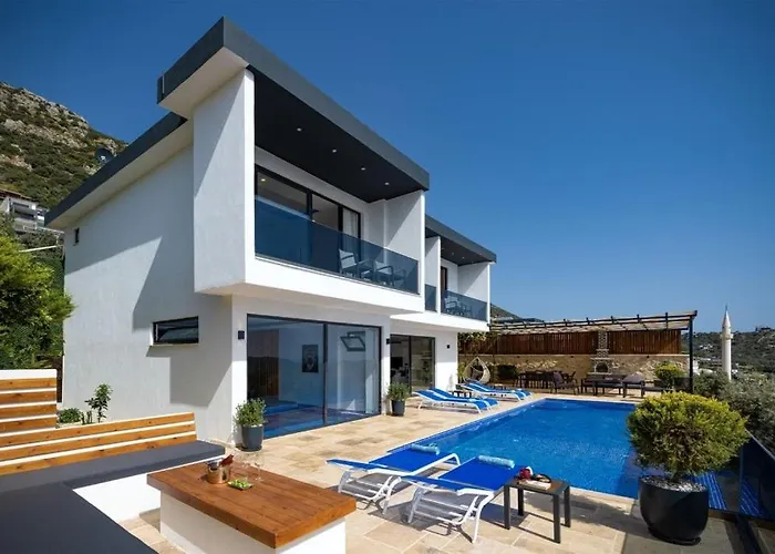 ヴィラ Upperhouse Kalkan - Private Sea View - Heated Indoor Pool - Kalkan カシュ