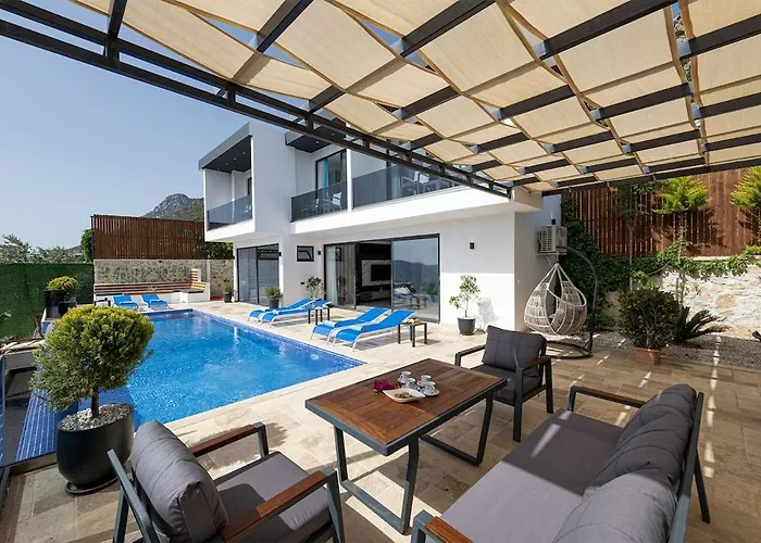 Upperhouse Kalkan - Private Sea View - Heated Indoor Pool - Kalkan ヴィラ *