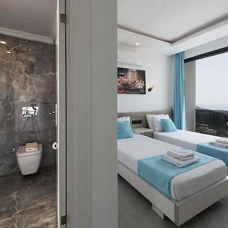 Villa Private Sea View In Kalkan With Heated Indoor Pool