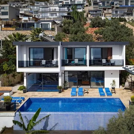 Private Sea View In Kalkan With Heated Indoor Pool