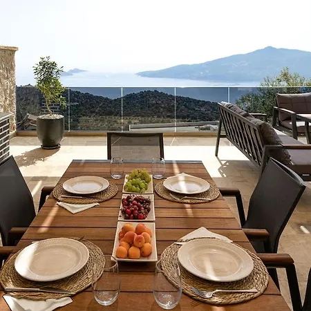 Private Sea View In Kalkan With Heated Indoor Pool Kaş