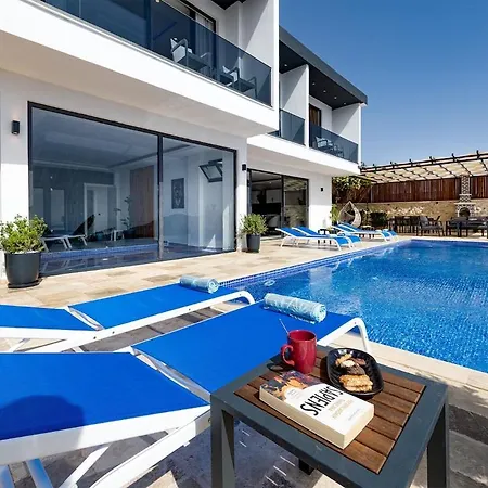 Villa Private Sea View In Kalkan With Heated Indoor Pool