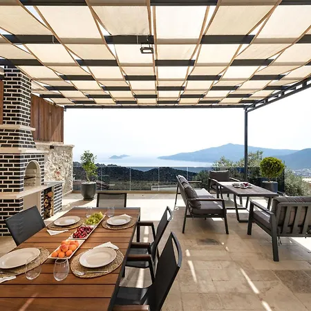 Private Sea View In Kalkan With Heated Indoor Pool Villa *