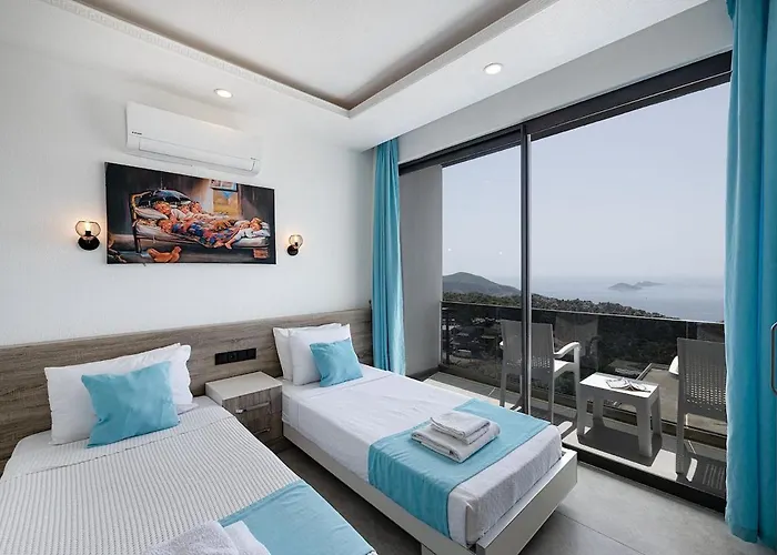 Upperhouse Kalkan - Private Sea View - Heated Indoor Pool - Kalkan