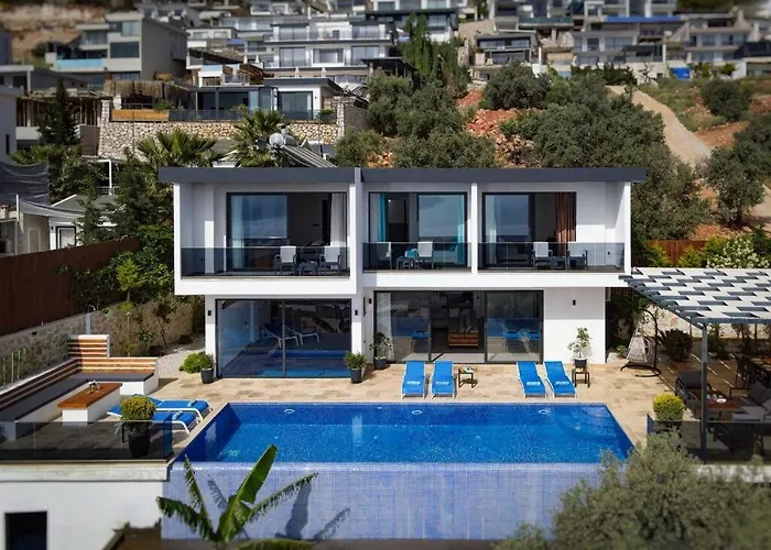 Upperhouse Kalkan - Private Sea View - Heated Indoor Pool - Kalkan