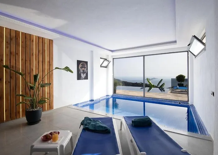 Upperhouse Kalkan - Private Sea View - Heated Indoor Pool - Kalkan Villa *