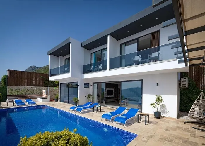 Upperhouse Kalkan - Private Sea View - Heated Indoor Pool - Kalkan * Kaş