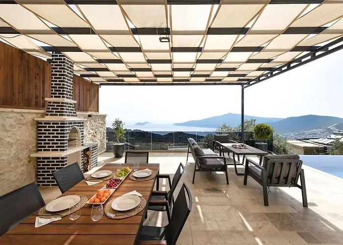 Upperhouse Kalkan - Private Sea View - Heated Indoor Pool - Kalkan Villa *
