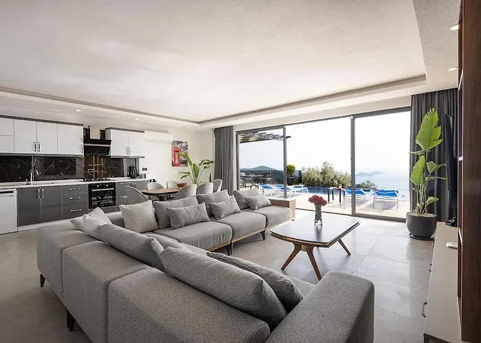 Villa Upperhouse Kalkan - Private Sea View - Heated Indoor Pool - Kalkan