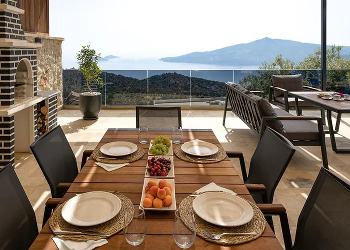 Upperhouse Kalkan - Private Sea View - Heated Indoor Pool - Kalkan Villa