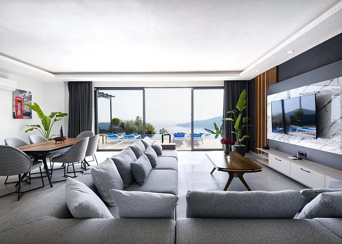 Upperhouse Kalkan - Private Sea View - Heated Indoor Pool - Kalkan Villa *